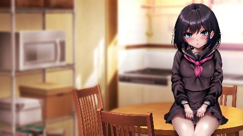 学校で一番爆乳なJKと暮らしてみた