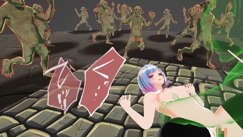 【VR専用アクションゲーム】勇者のカノジョ  ゴブリンを討伐する