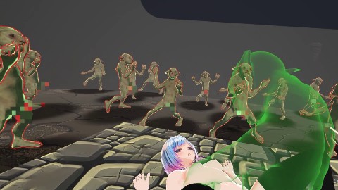【VR専用アクションゲーム】勇者のカノジョ ゴブリンを討伐する サンプル13