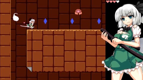 魂魄妖夢と淫妖の洞窟