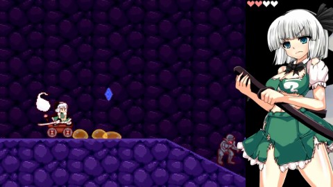 魂魄妖夢と淫妖の洞窟