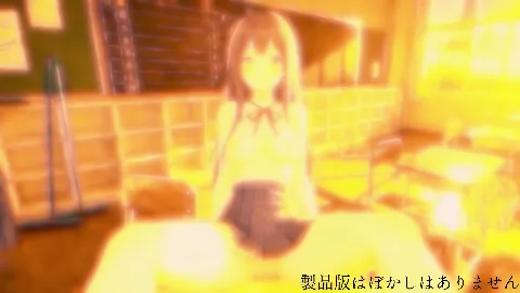 【4Kフルアニメ/フルボイス】巨乳生徒会長のオナニーを見つけ教室で中出しセックスした件【JK教室オナニーシリーズ】〜桜井しおり編〜 画像11